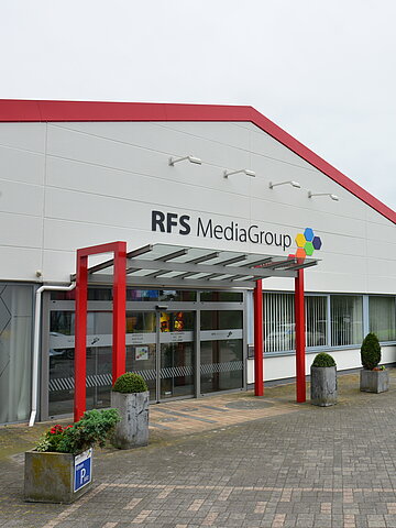 Außenansicht der RFS MediaGroup in Stadtlohn
