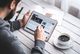 Website im Tablet-Format mit hochwertigem Content