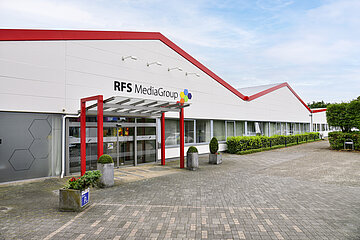Außenansicht der RFS MediaGroup in Stadtlohn