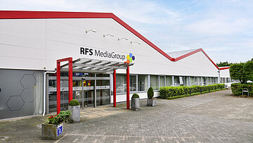 Außenansicht der RFS MediaGroup in Stadtlohn