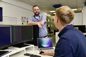 Mitarbeiter unserer IT-Abteilung